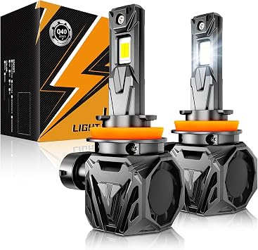 Auxbeam H11 Fog Lamps, Q40 Series Power Sport Lights for UTV ATV Off-Road