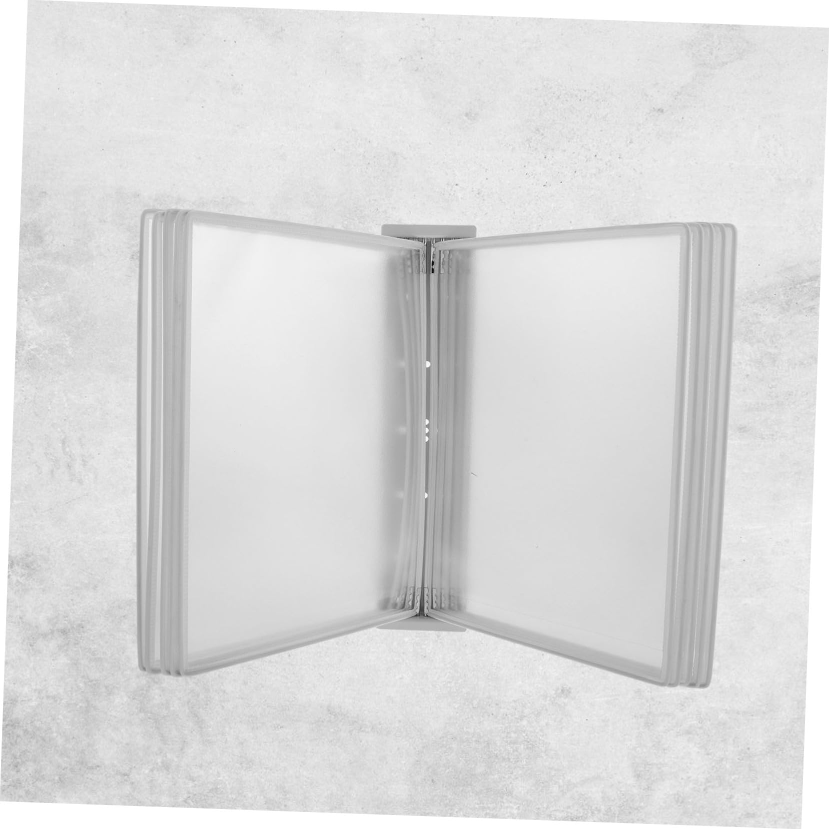 Espositore Muro Per Documenti Porta Documenti Due Facce Pagine Struttura Leggera e Resistente Per Ufficio e Presentazioni