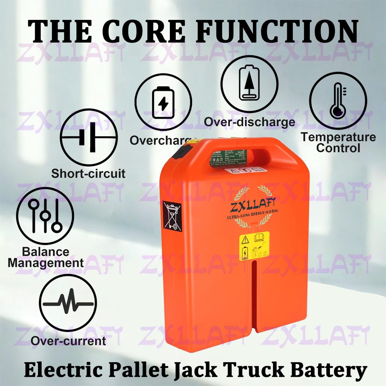 24 V 48 V Batteria Transpallet Elettrico per PTE15N | Batteria al litio LiFePO4 per PTE20Q Batterie carrello elevatore Elettrico Batterie di ricambio con BMS, maniglia