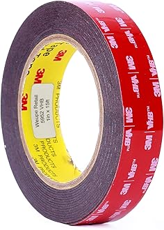 5952 VHB Tape: 2.5cm . x 15 ft. (Black)