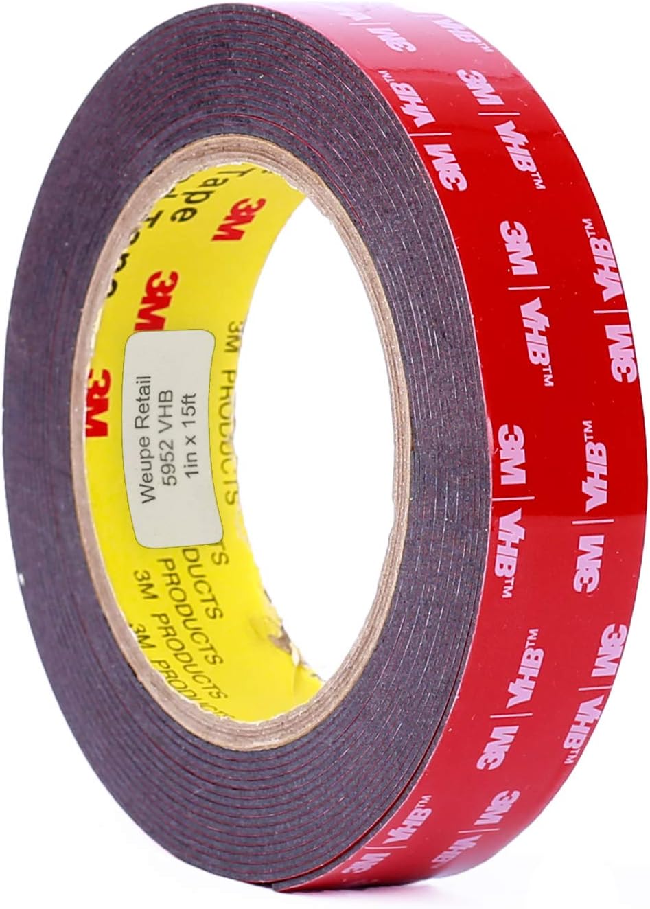 5952 VHB Tape: 2.5cm . x 15 ft. (Black)