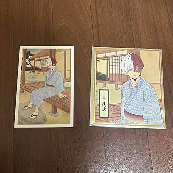 ヒロアカ　浮世絵　浴衣　缶バッジ　轟焦凍 僕のヒーローアカデミア ヒロアカ 浴衣 浮世絵 轟焦凍 - メルカリ