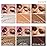 LUXAZA PRO Neutral Brown Eyeshadow Stick Makeup 6PCS Set, Metallic Shimmer Matte Cream Eye Shadow Eyeliner Brightener Pencil Crayon - BROWN LATTE