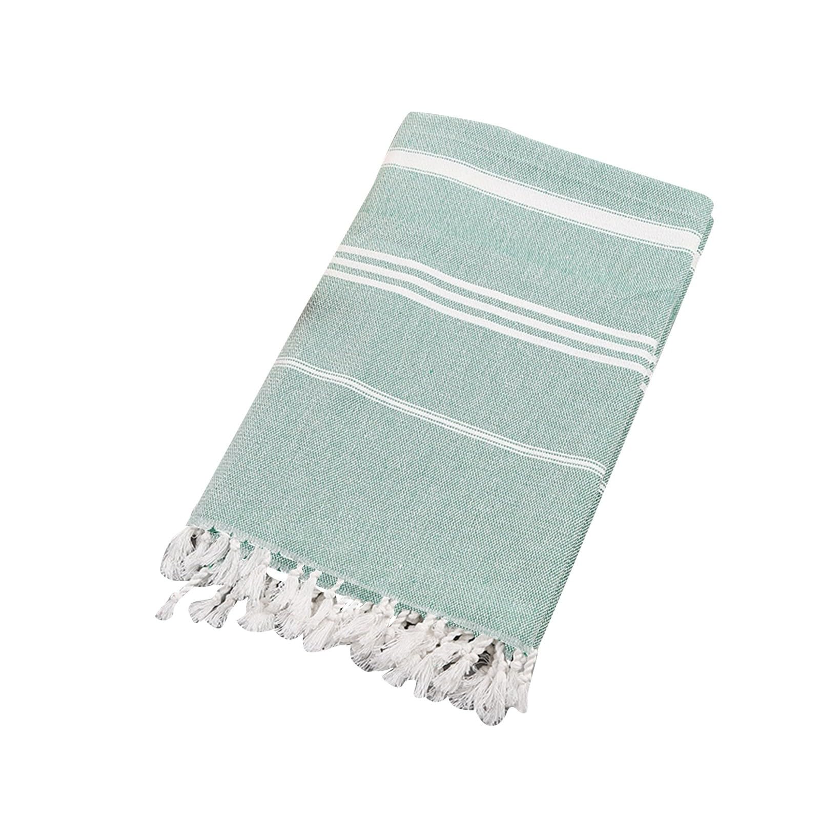 Turkish Beach Towels, 71x39 Inches Oversized Cotton Sand Free Quick Dry Beach Towel for Adults Kids,Lightweight Pool Towel Bathroom Towels,Travel Essentials