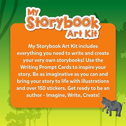 Miniatura 25 de Skillmatics Kit de arte de cuentos – Crea historias de aventura, kit de manualidades y escritura con más de 300 calcomanías, álbumes de recortes