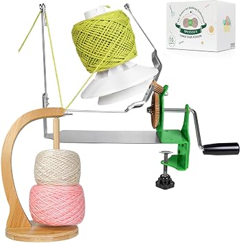 Yarn Winder and Yarn Holder for Crocheting and Knitting