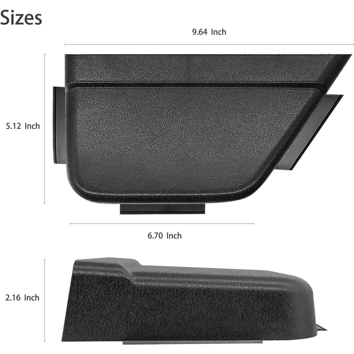 Tasca Porta Posteriore Tasche portaoggetti Organizer Box per Jeep Wrangler JK JKU 2011-2018 4 Porte, Accessori Interni