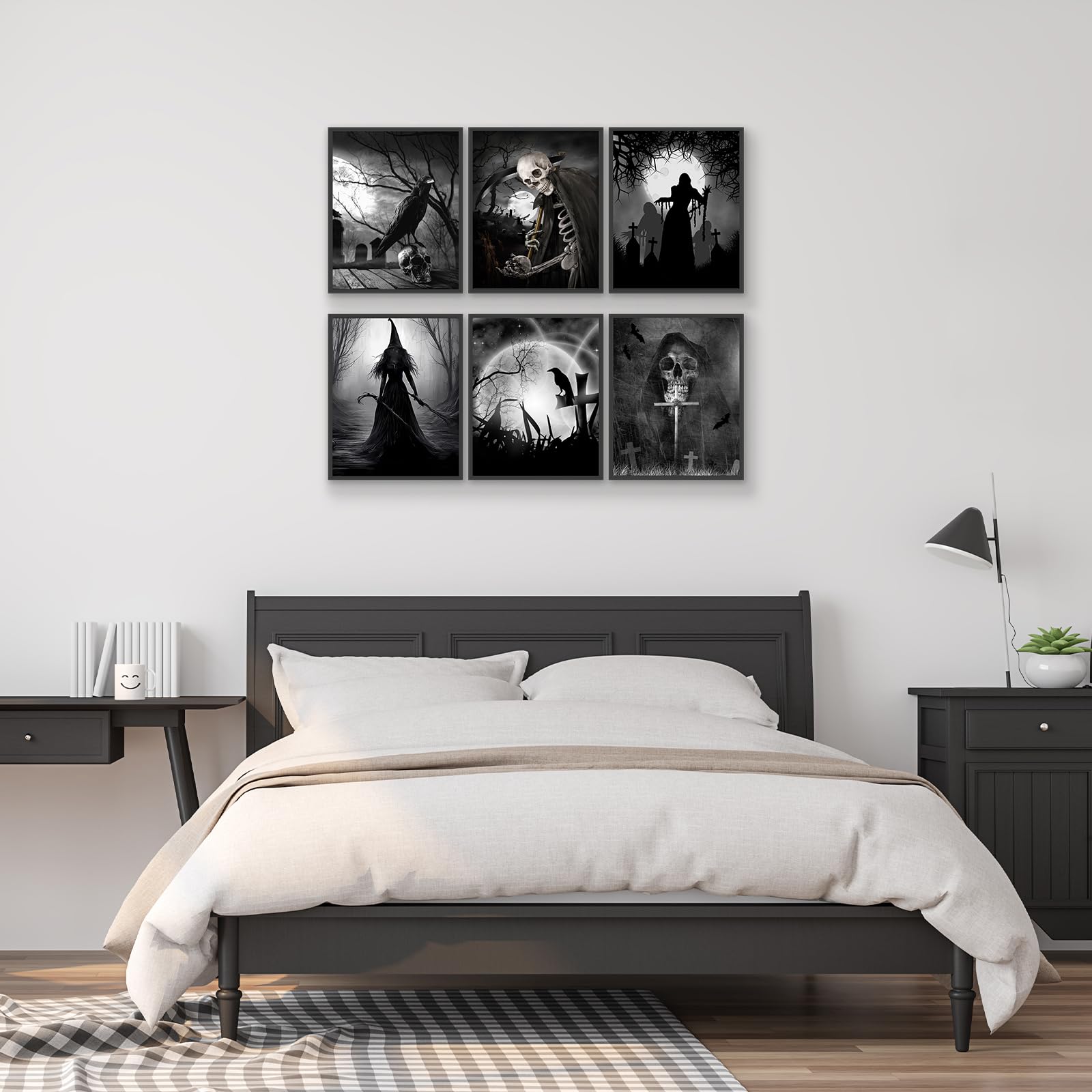 Knowlife Hexen Deko Acryl - Gothic Schreibtischschmuck Für Halloween 15x15cm