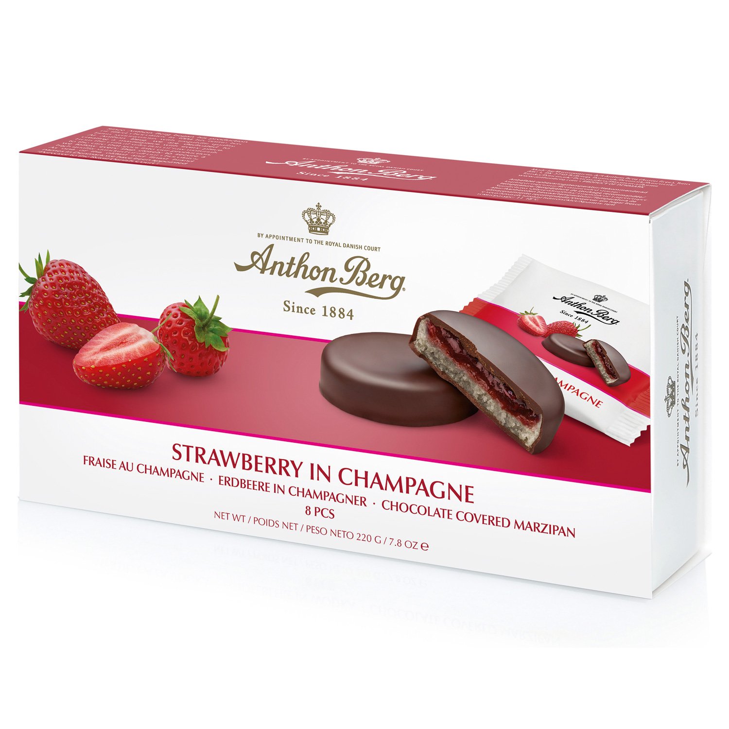 Anthon Berg Jordbær i Champagne (Erdbeer in Champagner) 192,5g