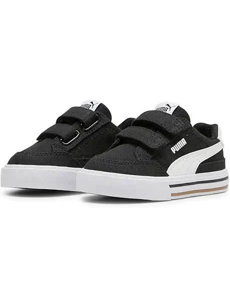 Детские кроссовки PUMA Kids Court Classic Vulc Faux Suede Hook and Loop (Toddler) на каждый день