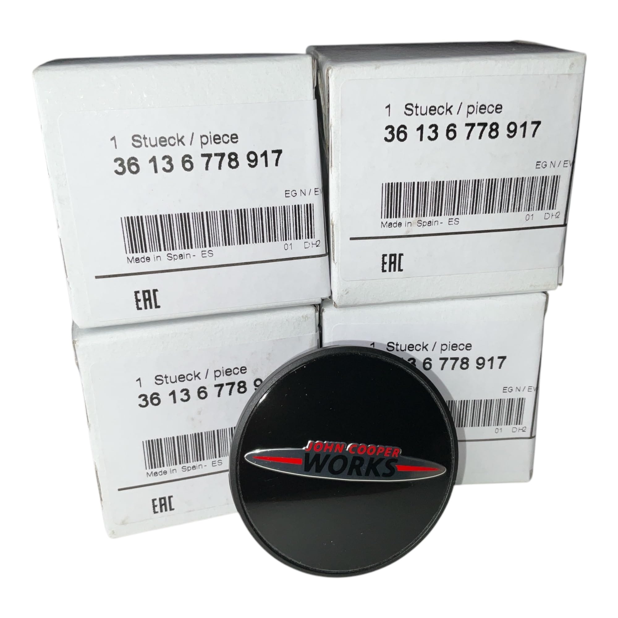 Autocollants Pour Enjoliveurs Mini Cooper - Lot De 4, Diamètre 56mm - Compatible R50, F56, JCW Et Autres Modèles