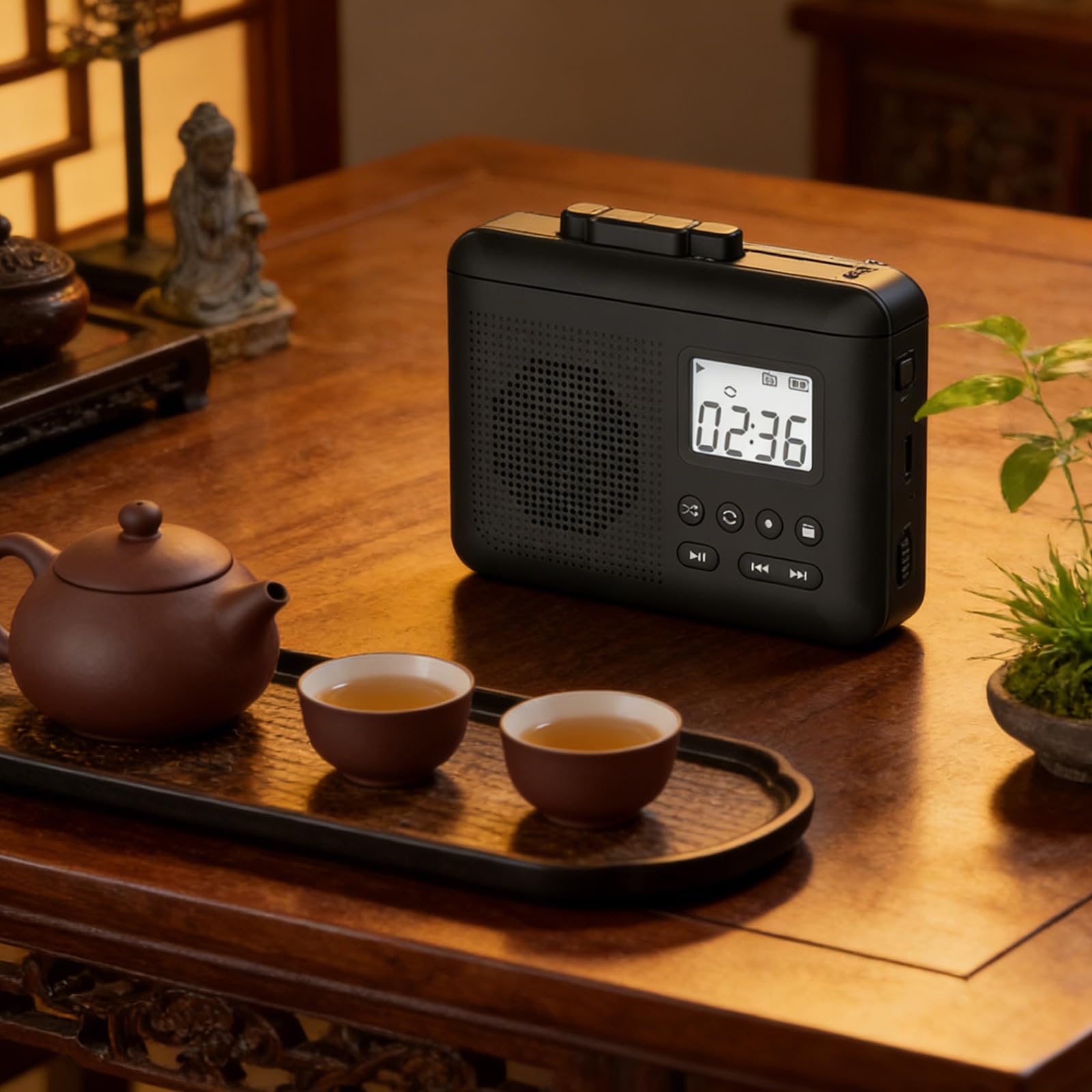 Lettore a nastro con convertitore MP3 e funzione audio integrata per lettore a nastro tradizionale di musica nostalgica