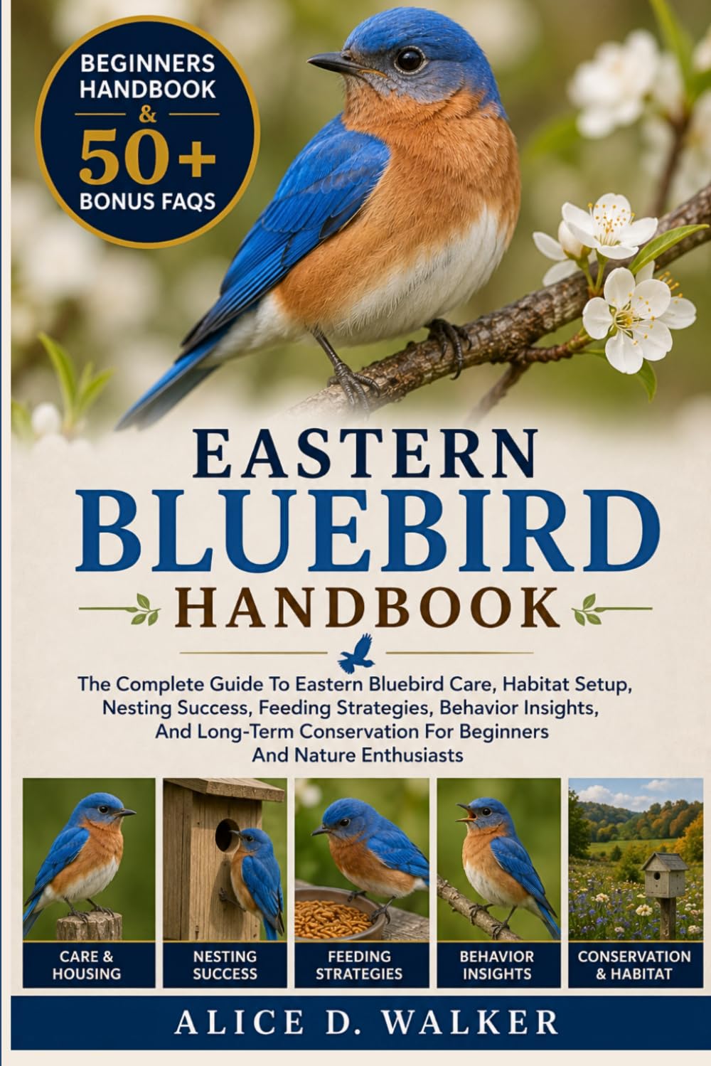 EASTERN BLUEBIRD HANDBOOK: The Complete Guide To Eastern Bluebird Care, Habitat Setup, Nesting Success, Feeding Strategies, Behavior Insights, And ... For Beginners And Nature Enthusiasts