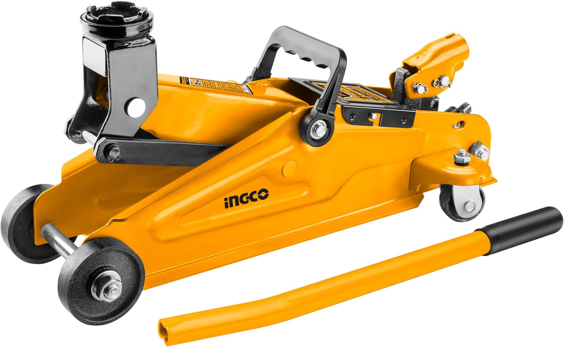 INGCO Hydraulic Floor Jack,2Ton, Travel:200 mm, Net Weight：8.5 kg
