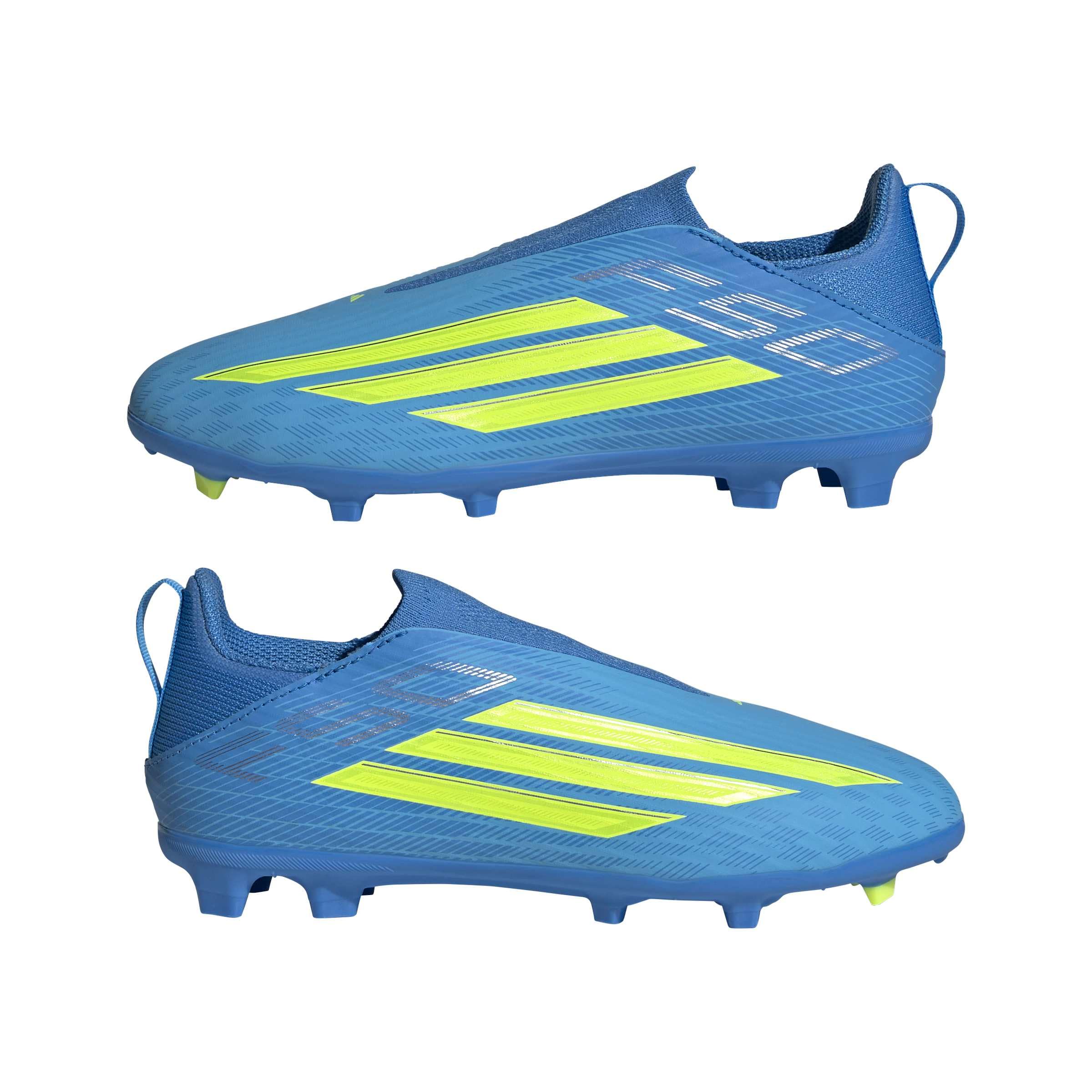 adidas Unisex Kids' Bota F50 League sin Cordones césped seco/multisuperficie niño