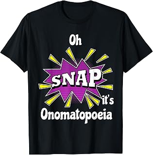 Funny Onomatopoeia T-Shirt T-Shirt
