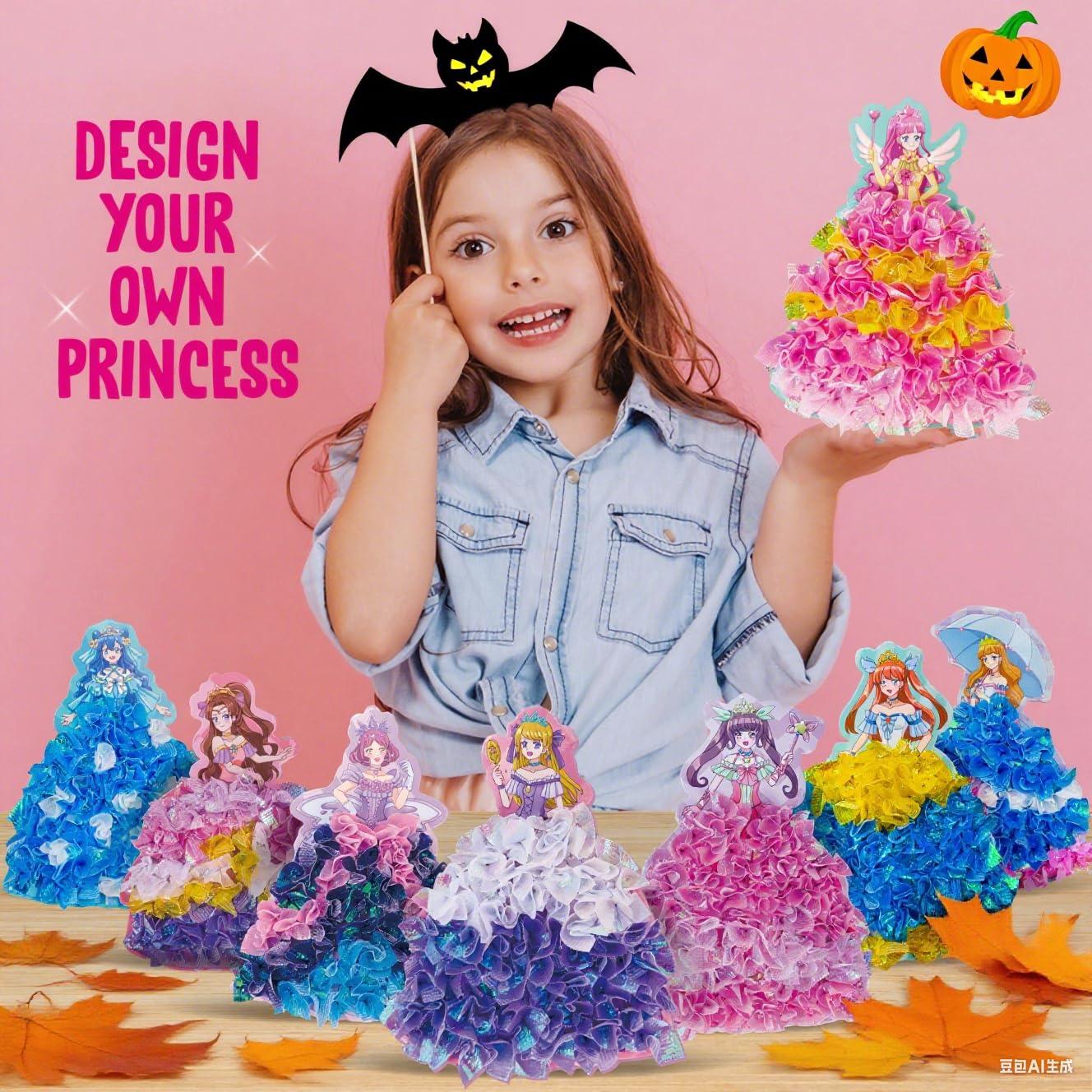 KwestSync Arte y manualidades para niñas, 8 princesas mágicas