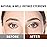 Music Flower Eyebrow Pencil, Liquid Eyebrow pen, Smudgeproof Long Lasting Fine Sketch Brow Pen with Micro-Fork Tip,Waterproof Microblading Pen-Black