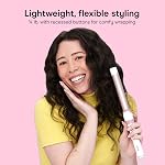 Conair Double Ceramic Curling Wand; 1-inch; White/Rose Gold
