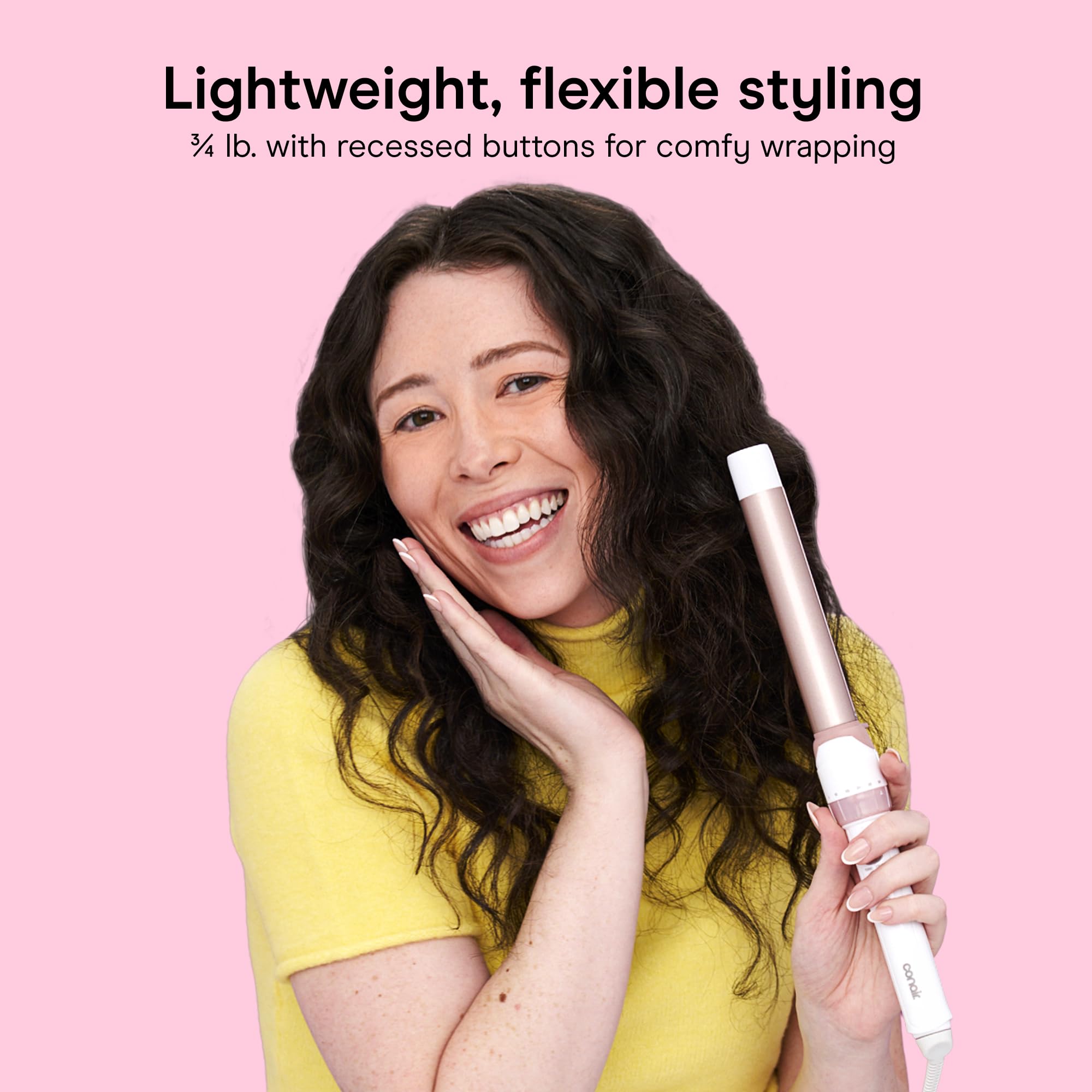 Amazon.com: Conair Curling Iron, Double-Ceramic, Clamp-Free, 1