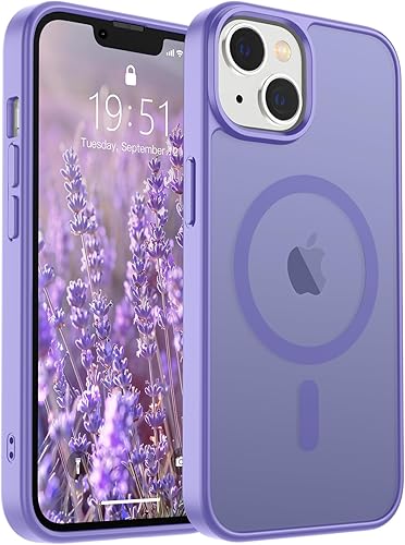 Miniatura 208 de SUPFINE - Funda magnética para iPhone 14 Pro Max (compatible con MagSafe), (protección contra caídas de grado militar de 10 pies), delgada, Negro