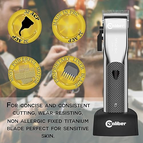 Miniatura 5 de Pinzas para el cabello de Nivel 3 y Caliber Pro 50 Cal Clipper  Accesorios de peluquería fáciles y convenientes  Clippers de larga duración