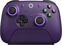 8BitDo Ultimate 2 Wireless Controller for Windows PC & Android, Gaming Controller with TMR Joysticks, Switchable Hall Effect/Tactile Triggers, RGB Fire Ring, 1000Hz Polling Rate, 8Speed Wireless Tech,