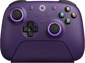 8BitDo Ultimate 2 Wireless Controller for Windows PC & Android, Gaming Controller with TMR Joysticks, Switchable Hall Effect/Tactile Triggers, RGB Fire Ring, 1000Hz Polling Rate, 8Speed Wireless Tech,