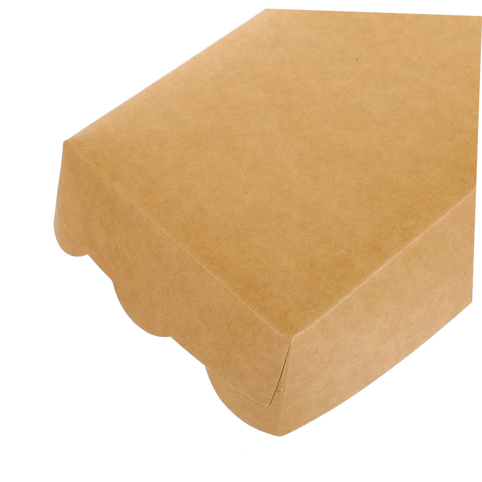 Mobestech Scatole di Carta Kraft per Cibi Fritti, 100 Pezzi, Antiolio