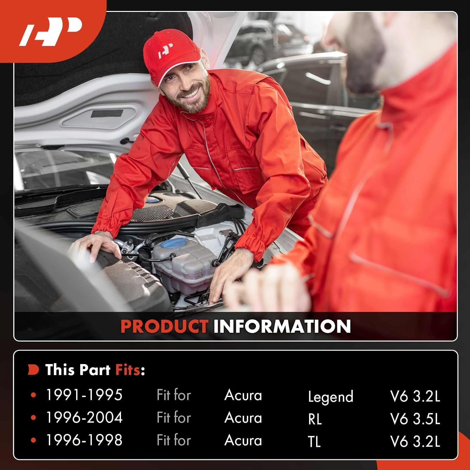 A-Premium AC Compressor with Clutch Compatible with Acura TL 3.2L 1996-1998, RL 3.5L 1996-2004, Legend 3.2L 1991-1995