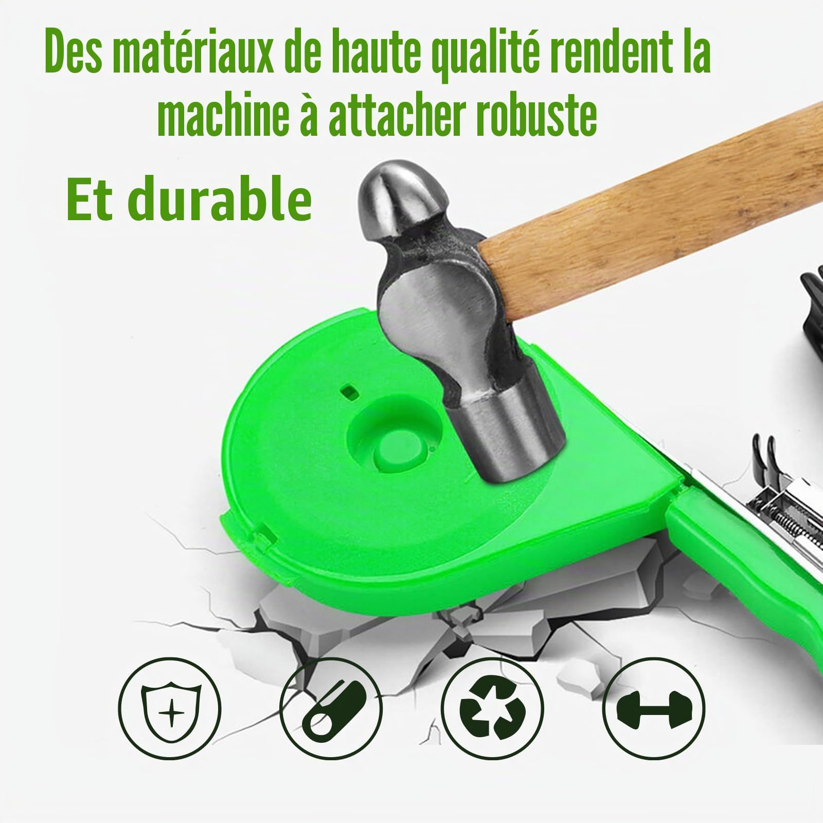 Machine À Taper Nouer Branches, Pince à Lier pour Vigne Attaches Plantes Jardin Outillage De Jardin avec 20 Rouleaux de Ruban Adhésif pour Tomates Vignobles Arbres Fruitiers Légumes Fleurs Plantes