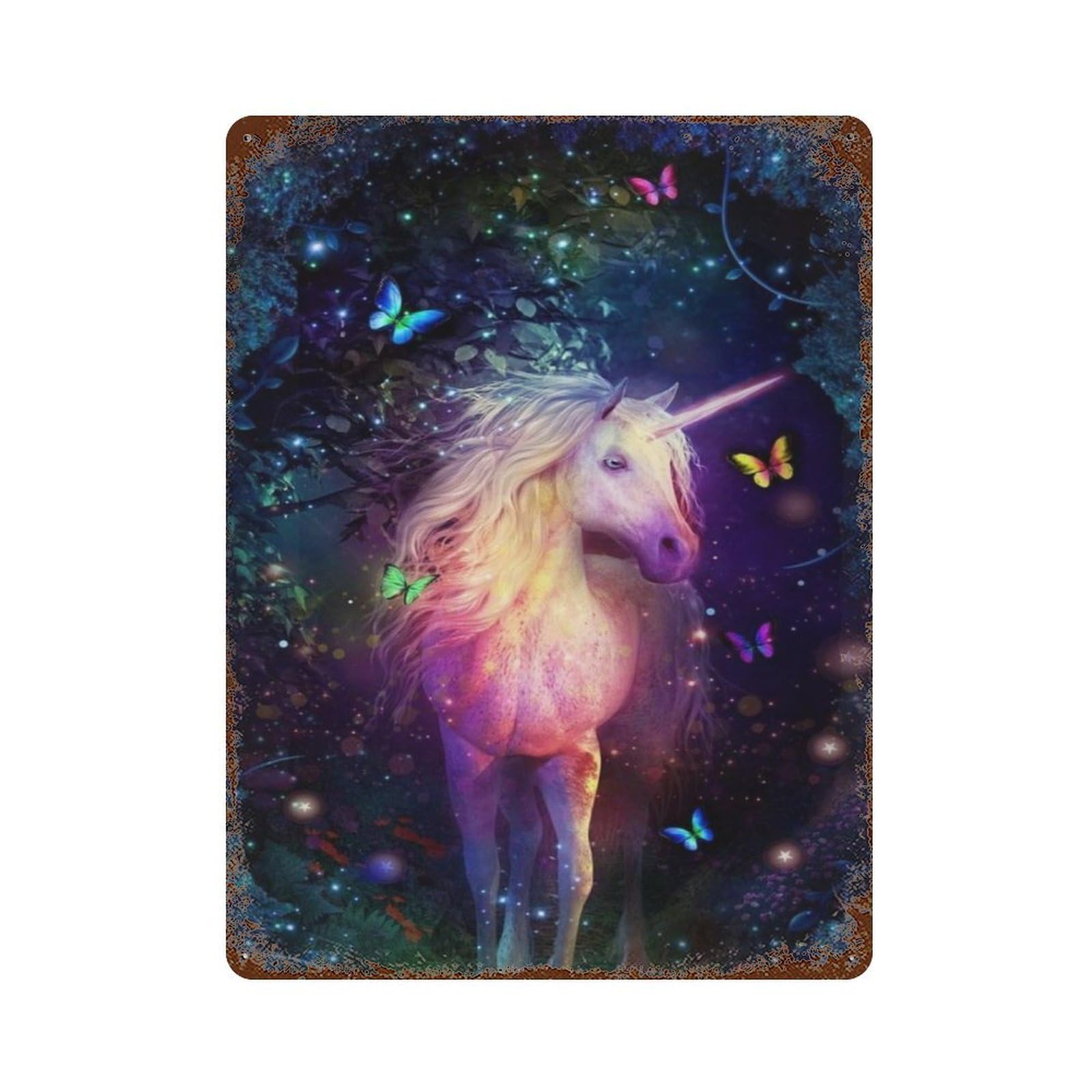 xiaoxiaoshen Unicorns (7) Wall Decor Art Metal Tin Poster Modern Home Decor Art Home Bar Shop Decorations Vintage Sign 40x30cm