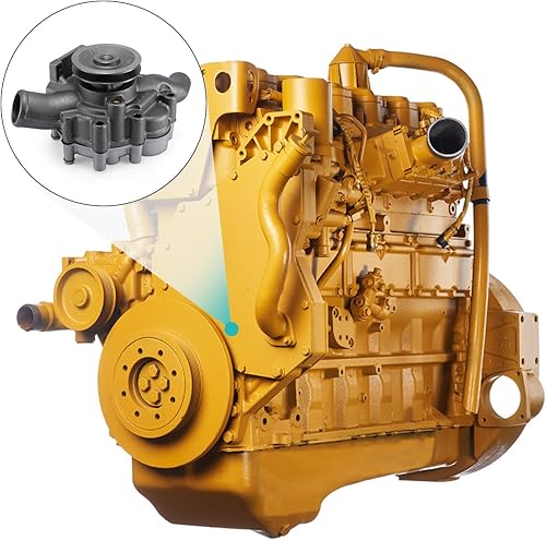 Miniatura 6 de Bomba de agua 4P3683 (cojinete C & U) 9Y5250 para Caterpillar CAT 3116 3126 0R1015 0R3007 Chevy C60 C6500 T6500 T7500 Ford F650 F750 GMC B7 C70000