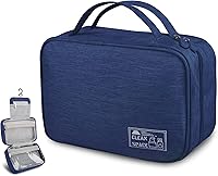 Vista 1 de Bolsa de aseo colgante, bolsa de viaje de gran capacidad para artículos de tocador, tela Oxford impermeable, organizador de maquillaje, bolsa