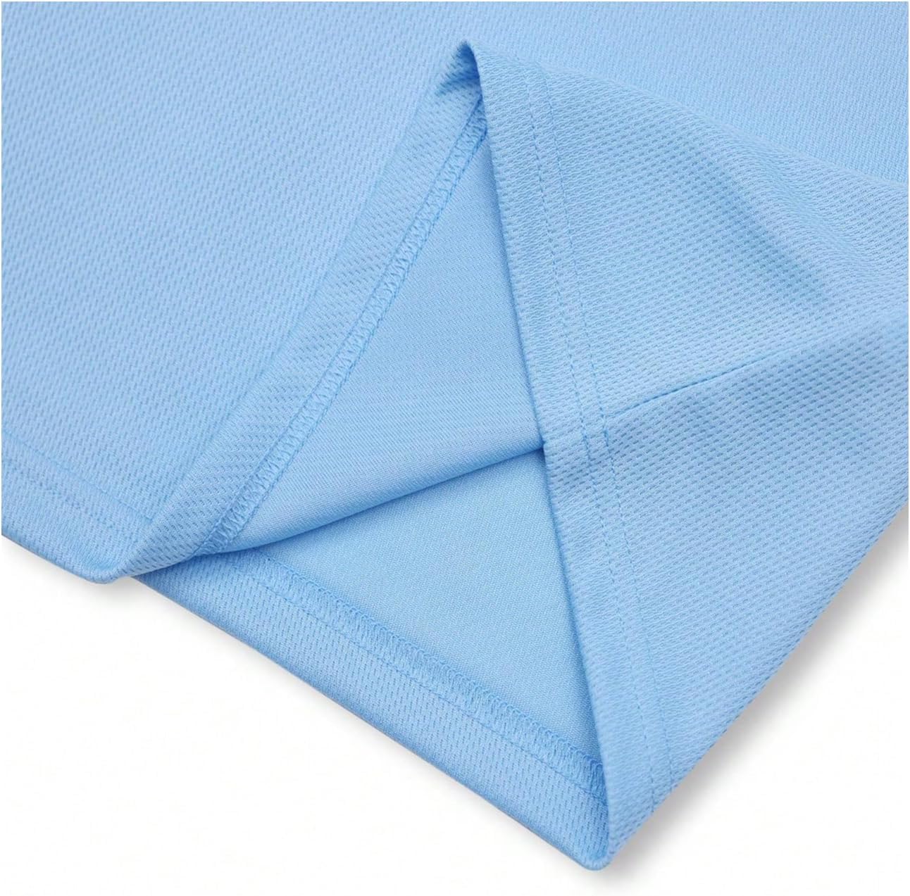 WDIRARA Men's 2 Piece Outfits Short Sleeve Shirts Shorts Set Workout Athletic Tracksuit Blue X-Large - Image 5