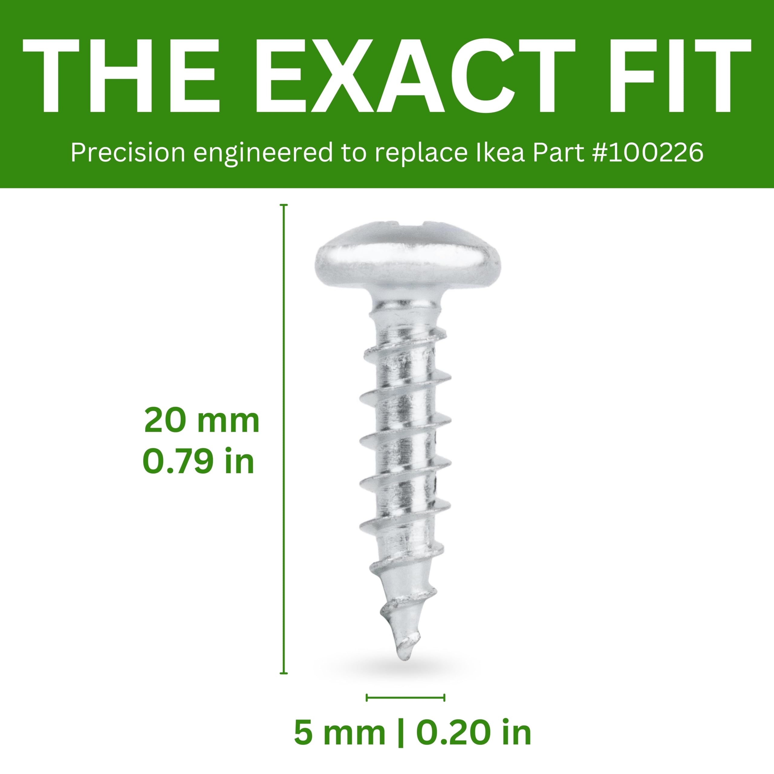 Amazon.com: 宜家家具螺絲刨花板平面TRX 螺絲的備用五金零件更換- 零件