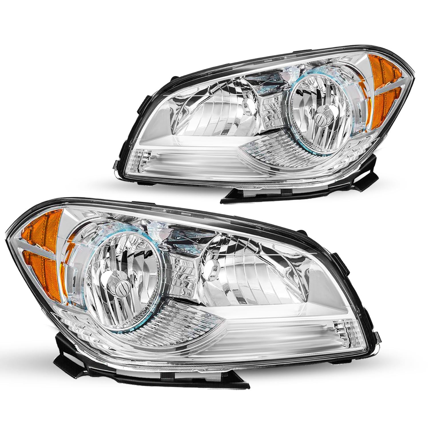 JSBOYAT Headlight Assembly Replacement for 08-12 Chevy Malibu Driver and Passenger Side