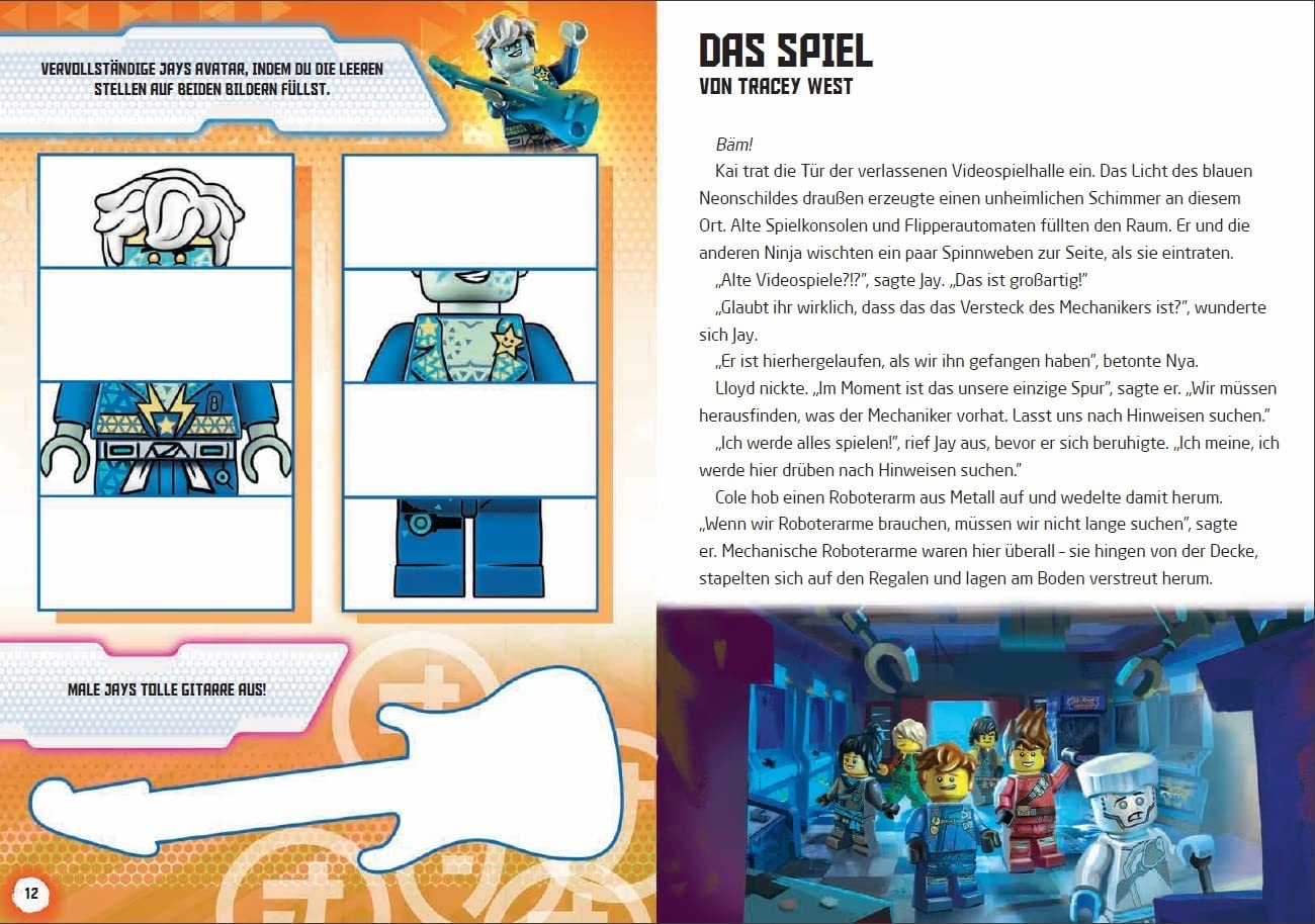 LEGO® Ninjago® – Rätselspaß für mutige Ninja: mit LEGO® Minifigur „Jay“