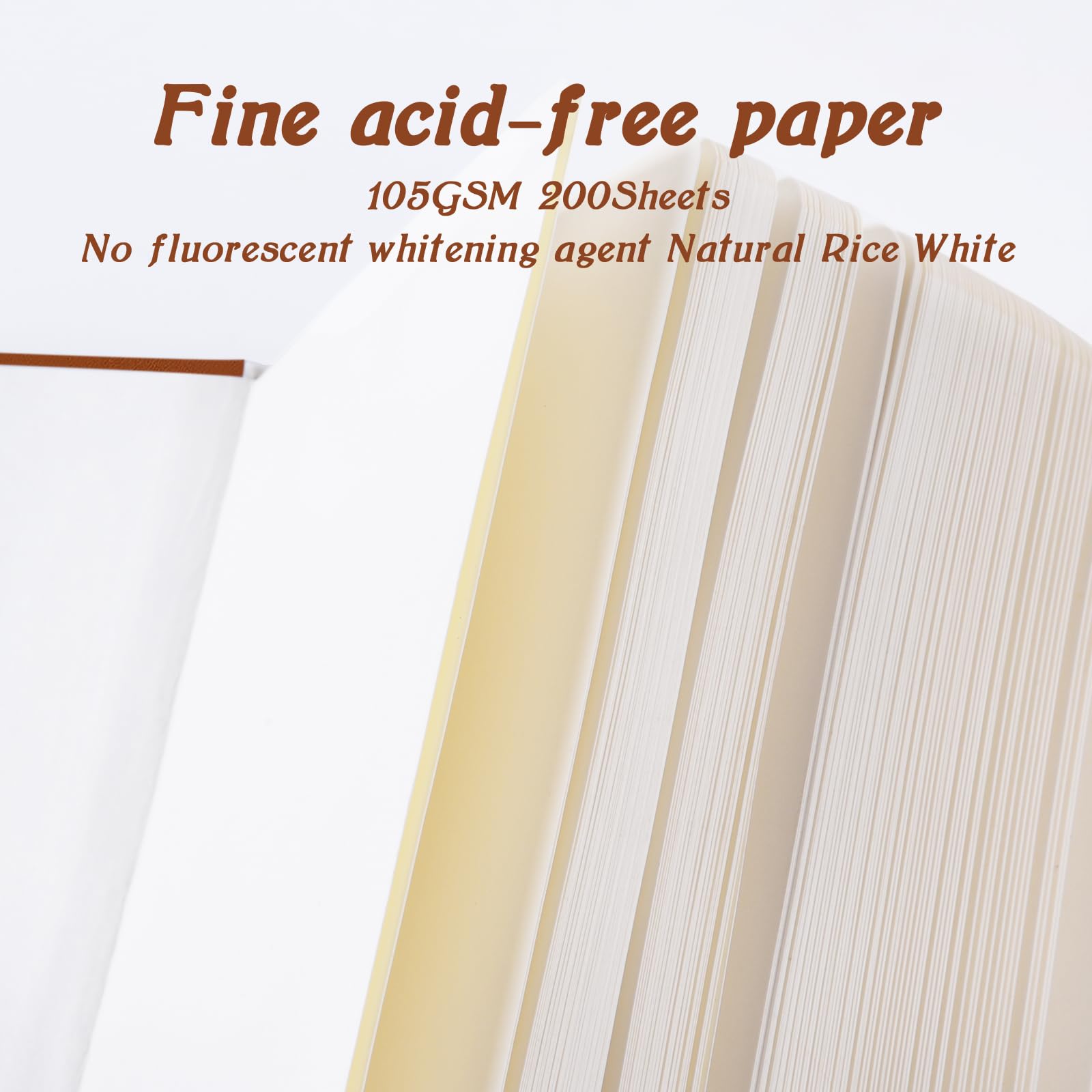 Mix Media Block, 8,9 x 14 cm, kleines Hardcover-Skizzenbuch, Leder, 105 g/m², 200 Blatt/400 Seiten, säurefrei, künstlerisches Malen, Zeichnen, Skizzieren, Schreibpapier, handliches Taschenbuch