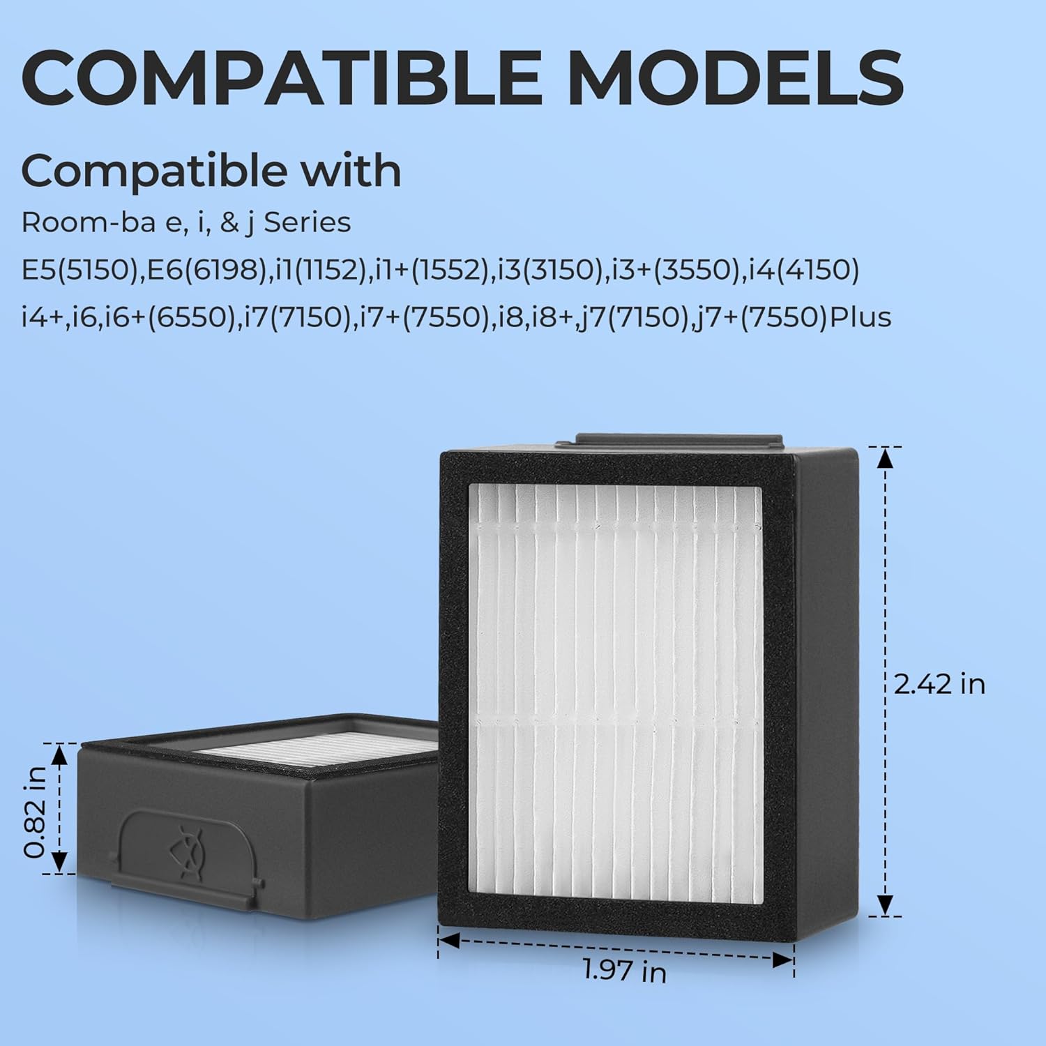 Revitalize Your Roomba: High-Efficiency Filter Replacement for a Clean Home!