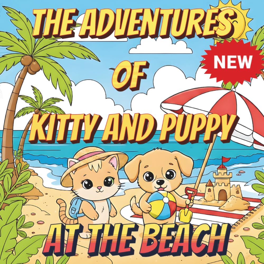 The Adventures of Kitty and Puppy: At The Beach