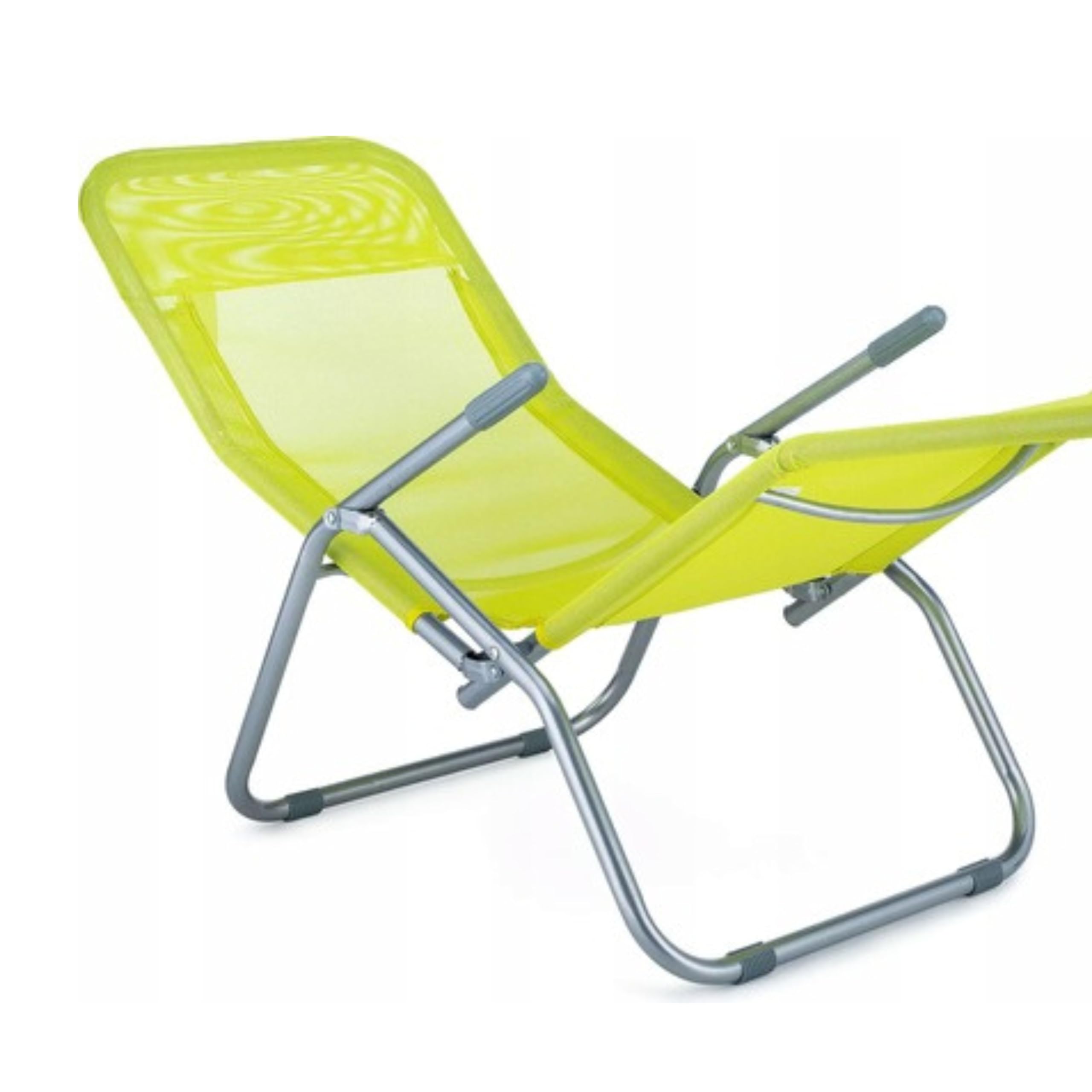Liegestuhl Klappbar, Sonnenliege, Schwerkraft Gartenliege, Strandliege Klappbar Leicht, Gartensessel, Relaxliege, Relaxsessel Garten, Klappliege bis 130 kg (Lindgrün)