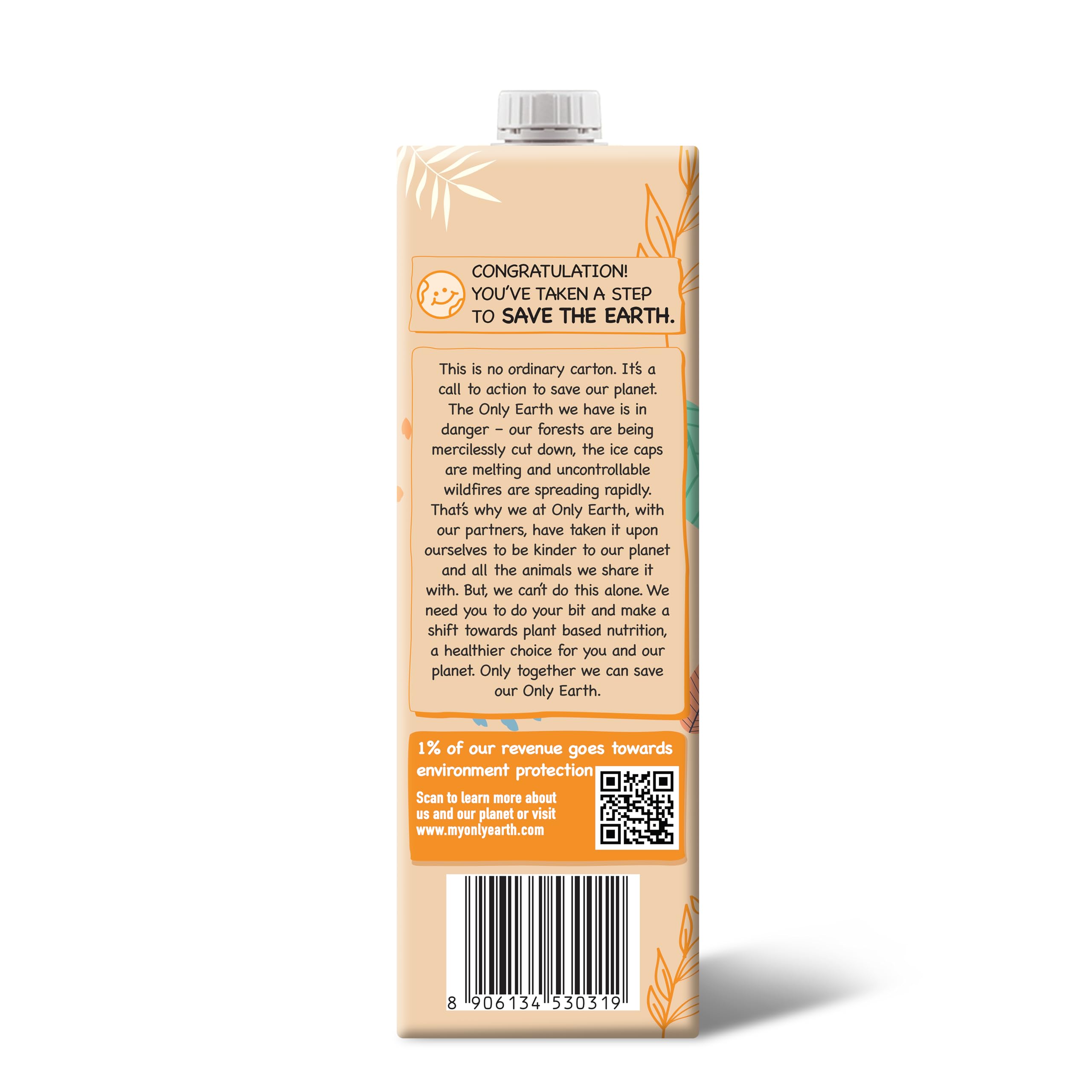 Only Earth Oats Drink Barista Edition | Unsweetened Drink | Lactose Free | Preservatives Free | Plant Based | Dairy Alternative | Source of Calcium | Source of Vitamin D, B1, B2 & B12 | 1 Litre - Image 5 thumbnail