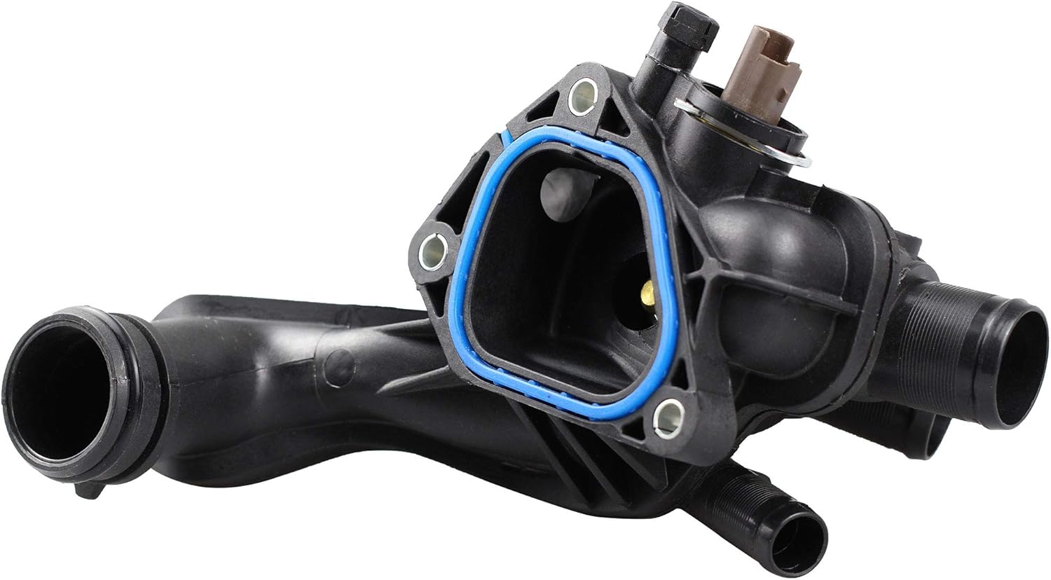 902-812 Engine Coolant Thermostat & Housing w/Gasket Sensor for Mini Cooper R55 R56 R57 2007-2013 Cooper Countryman 2011-2013, 11537534521 11538699290