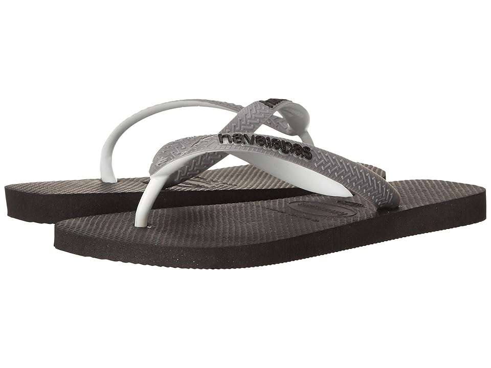 

Havaianas Top Mix Flip Flops (Black/Steel Grey) Women's Sandals