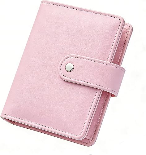 Miniatura 12 de NatSumeBasics Carpeta Billetera A7 Negra con Sobres para Efectivo, Carpeta de Presupuesto 4.7" x 5.7", Funda de Cuaderno de Cuero Sintético