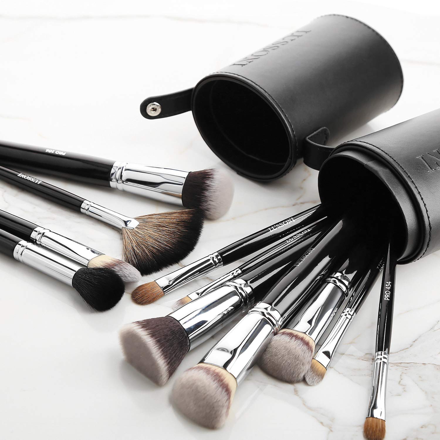 TB TOOLS FOR BEAUTY T4B LUSSONI 100 Series Professional Makeup Brushes for Foundation Concealer - Image 3