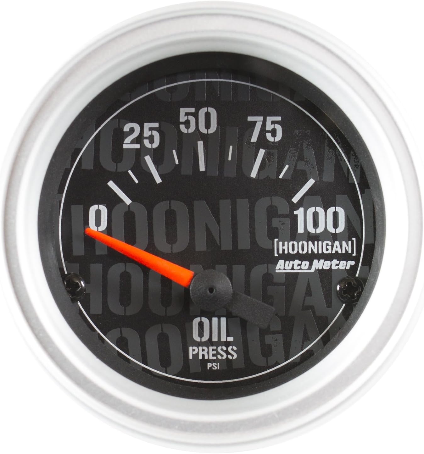 AutoMeter AUTO Meter Hoonigan 52mm 100psi Full Electronic Oil Pressure Gauge