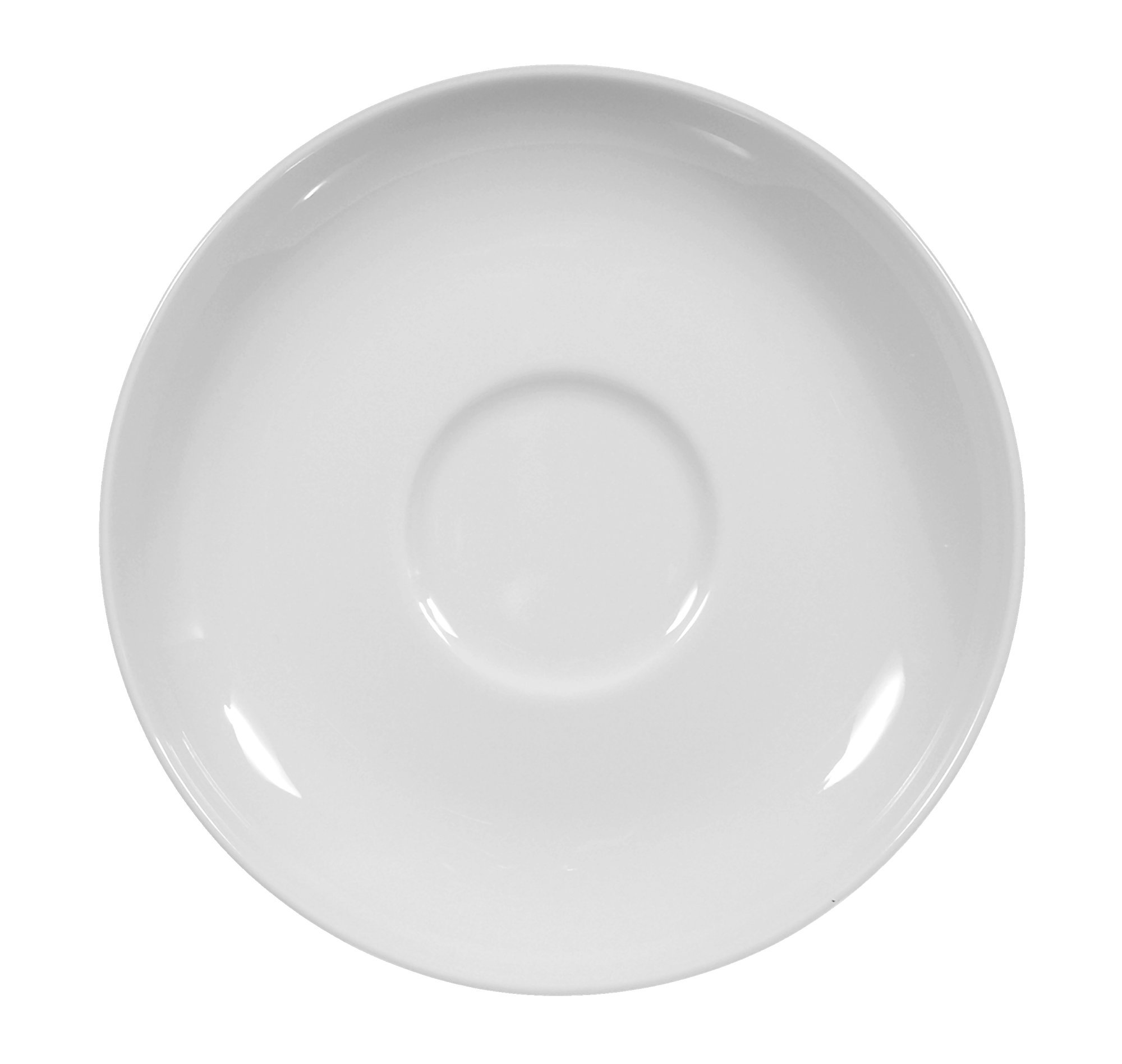 Untere zur Kaffeetasse 14,5 cm 6 Stück Rondo weiss uni 7 von Seltmann Weiden