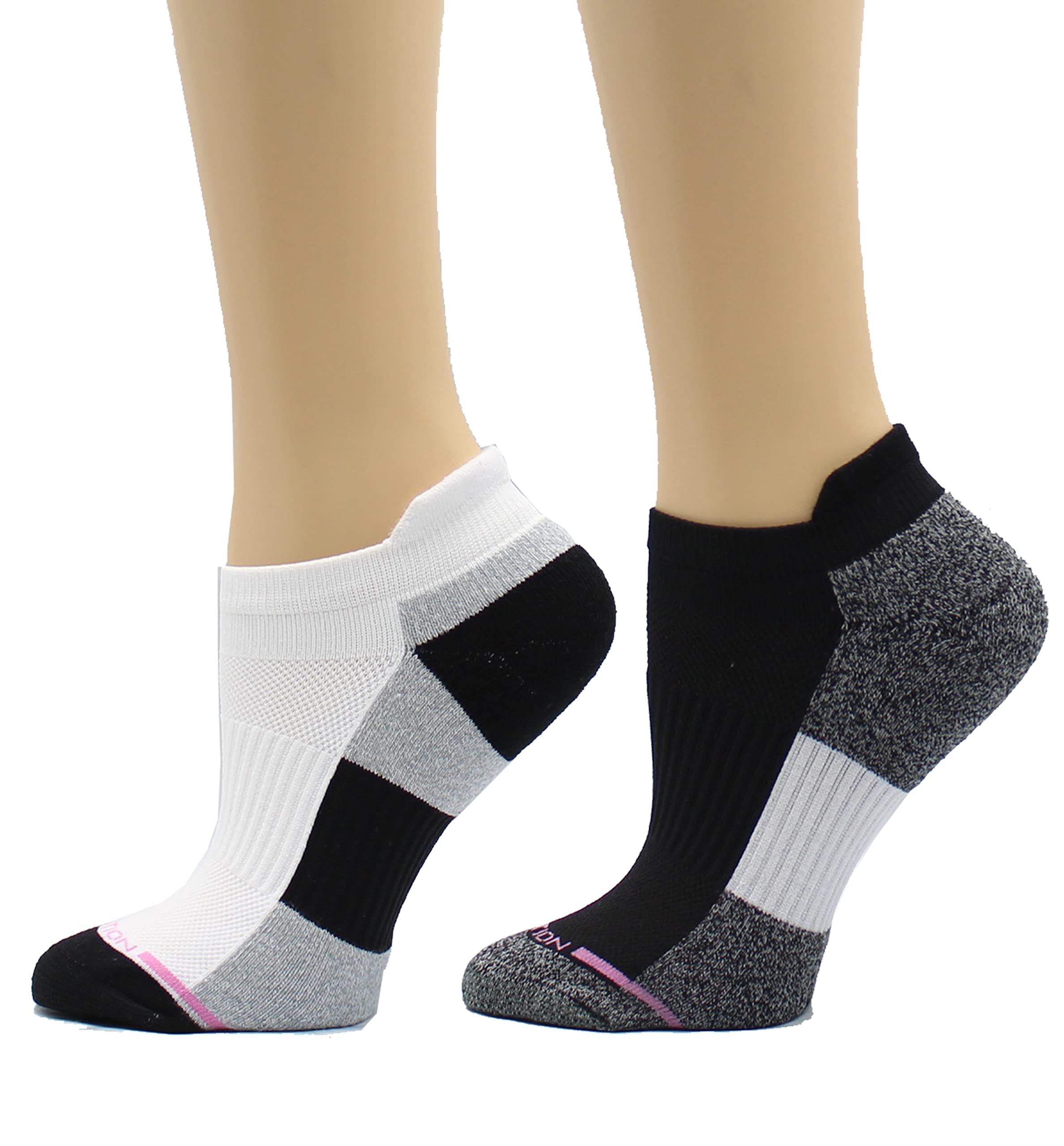 Dr. Motion womens 2pk Compression Low Cut Socks